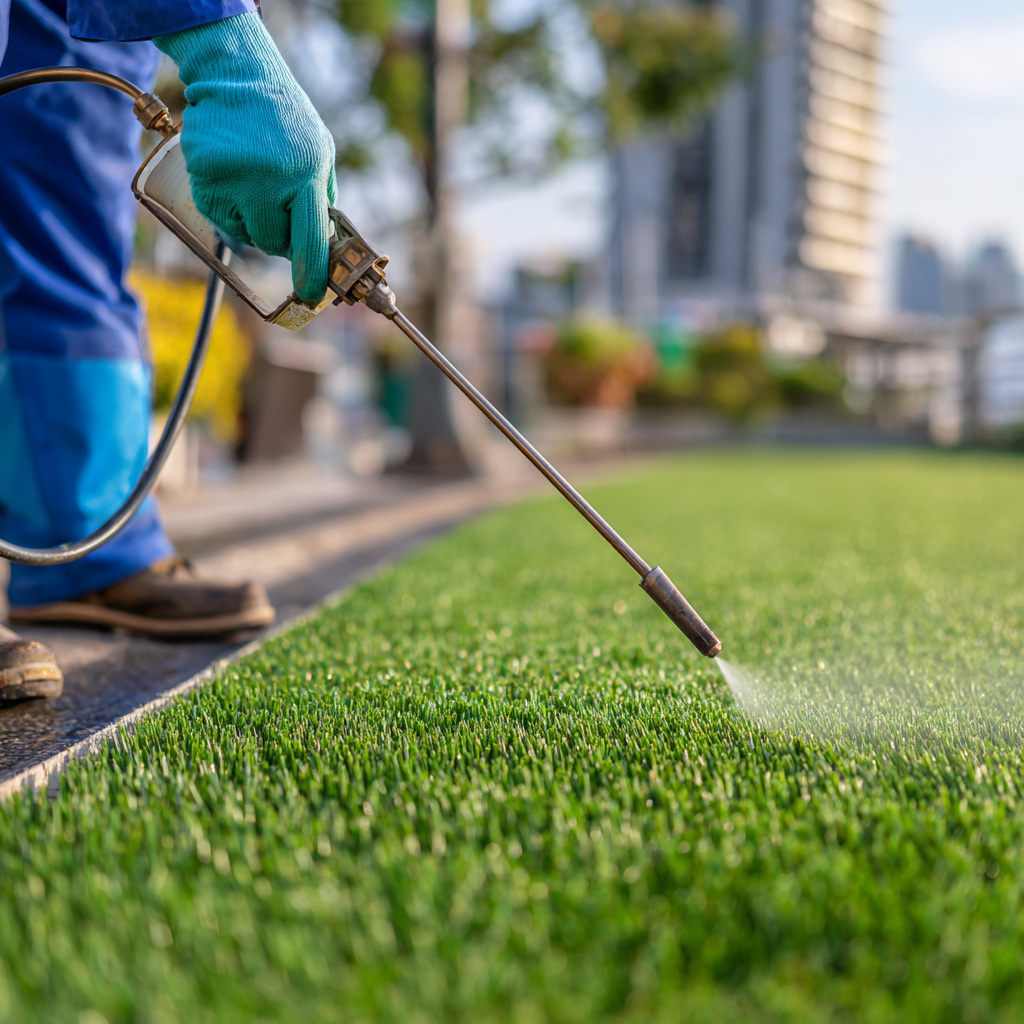 Injection Spraying Artificial Turf